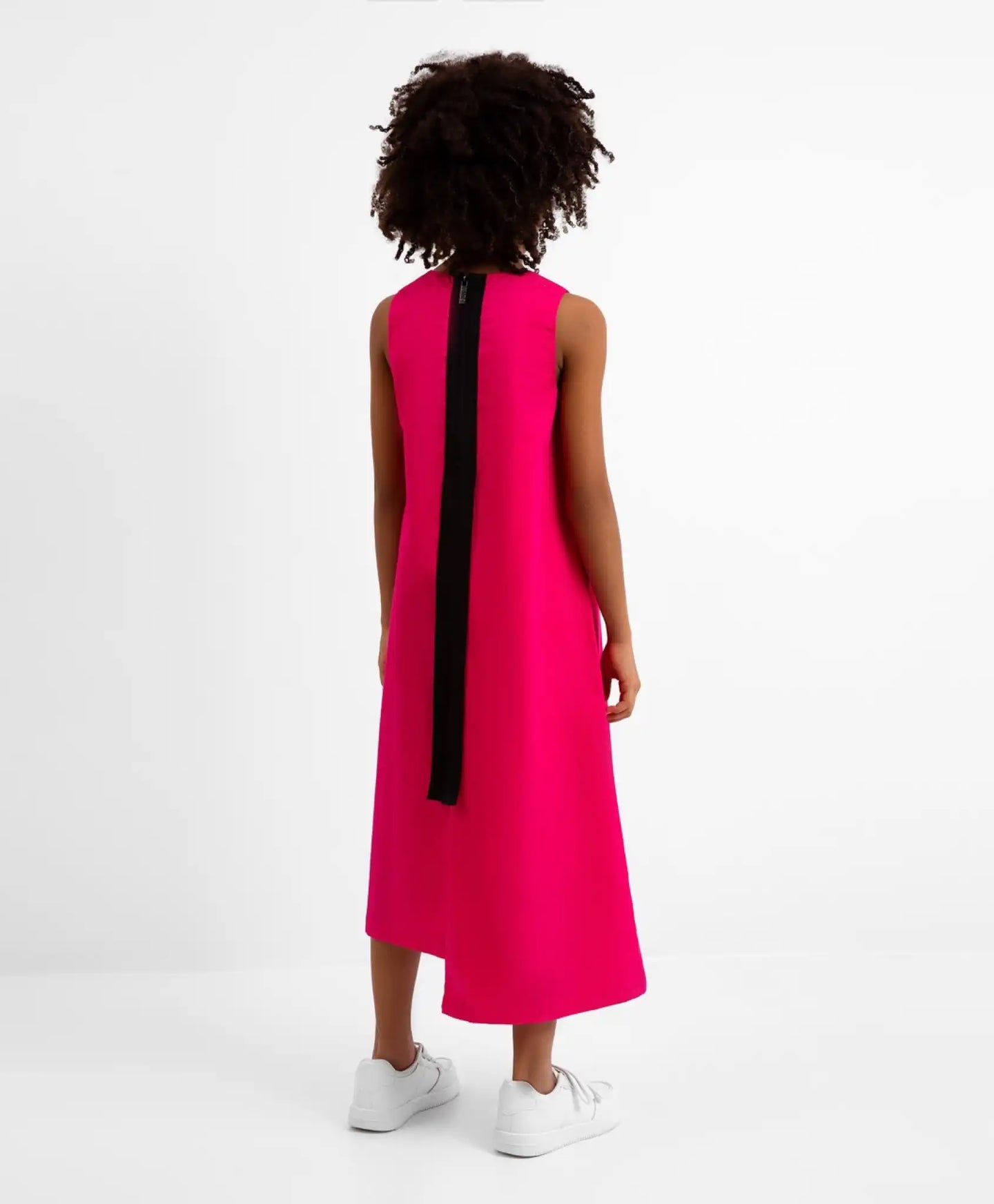 Rochie din poplin subțire roz Gulliver