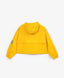 Anorak coupe-vent din material impermeabil gros, galben, cu glugă, Gulliver