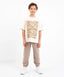 Pantaloni din footer, bej, Gulliver