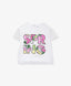 Tricou cu imprimeu colorat, alb, Gulliver