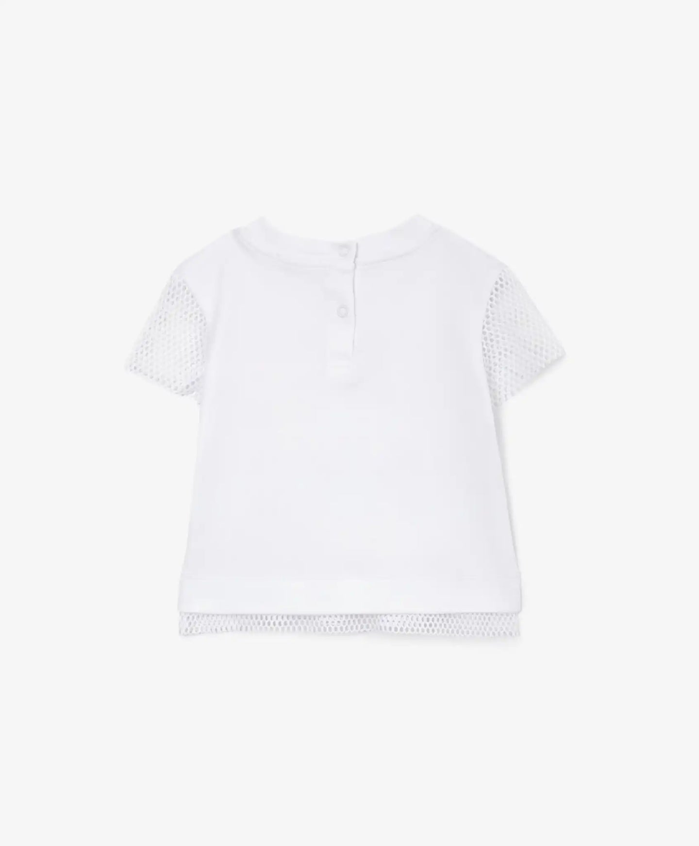 Tricou cu imprimeu colorat, alb, Gulliver