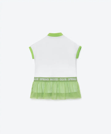Rochie în stil sportiv - albă, Gulliver