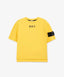 Tricou galben cu decor laconic pentru băiat, Gulliver