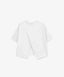 Tricou cu accent pe spate, alb, pentru fată, Gulliver