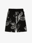 Pantaloni scurți tricot subțiri, negri, pentru băiat, Gulliver