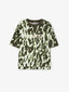 Tricou oversize cu imprimeu stilizat animalier, Gulliver