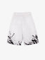 Pantaloni scurți din poplin cu decorațiuni negre, Gulliver