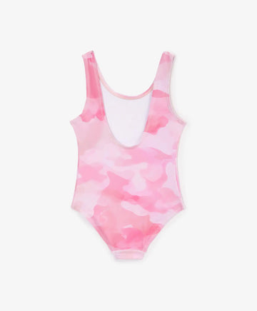 Costum de baie complet pentru copii, roz, Gulliver