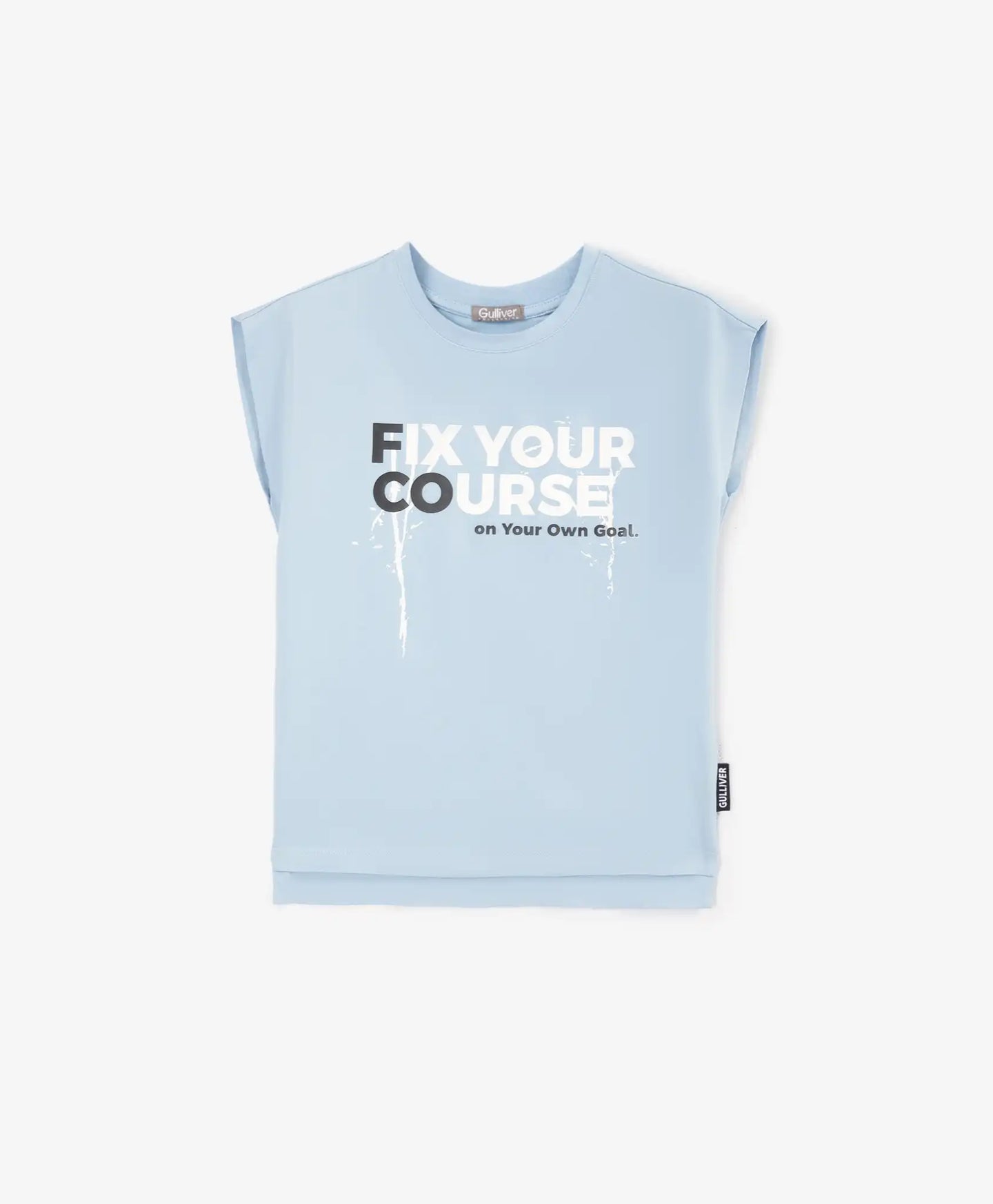 Tricou pentru băiat, cu imprimeu, albastru, Gulliver