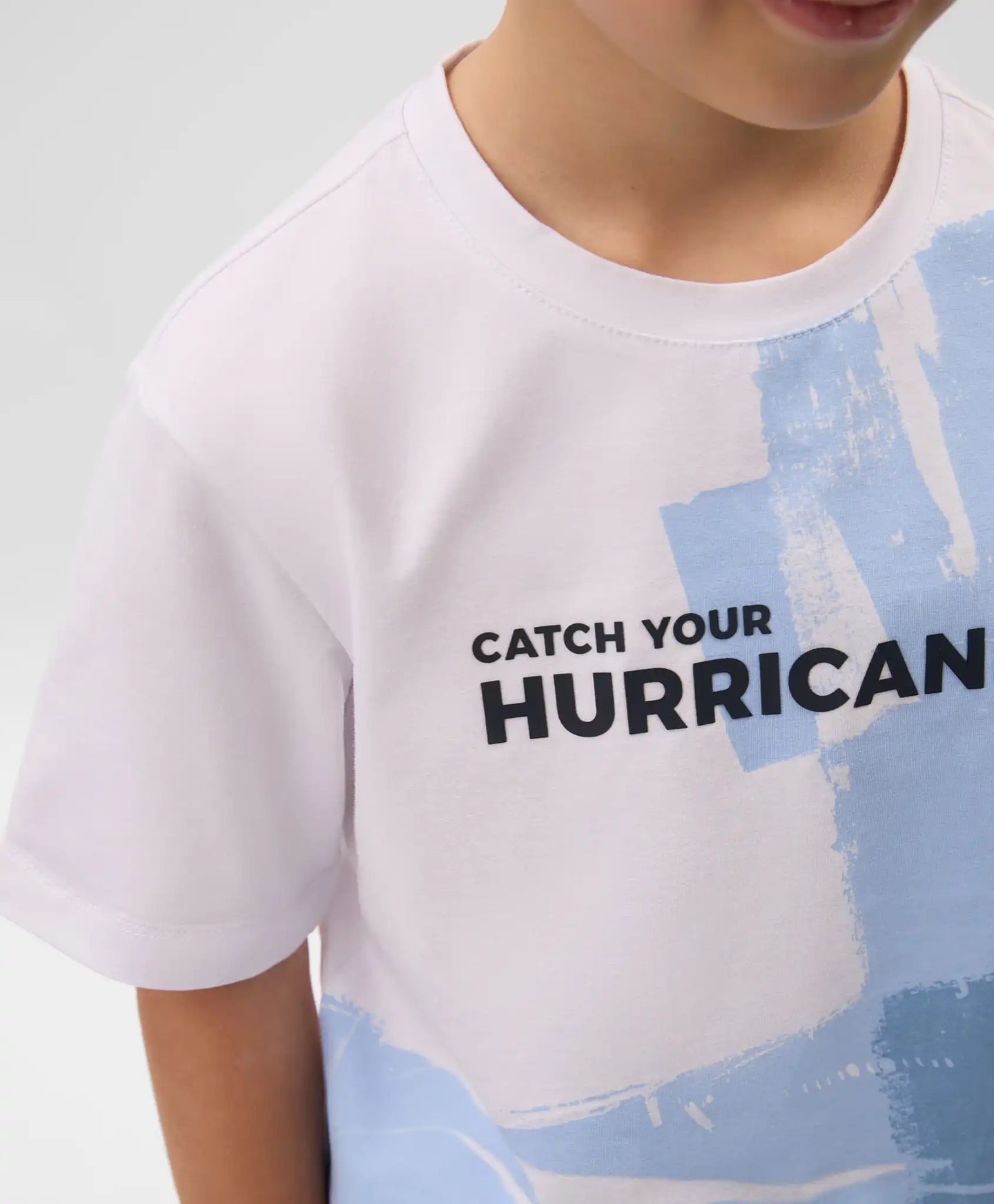 Tricou cu mânecă scurtă pentru băiat, alb, cu imprimeu, Gulliver