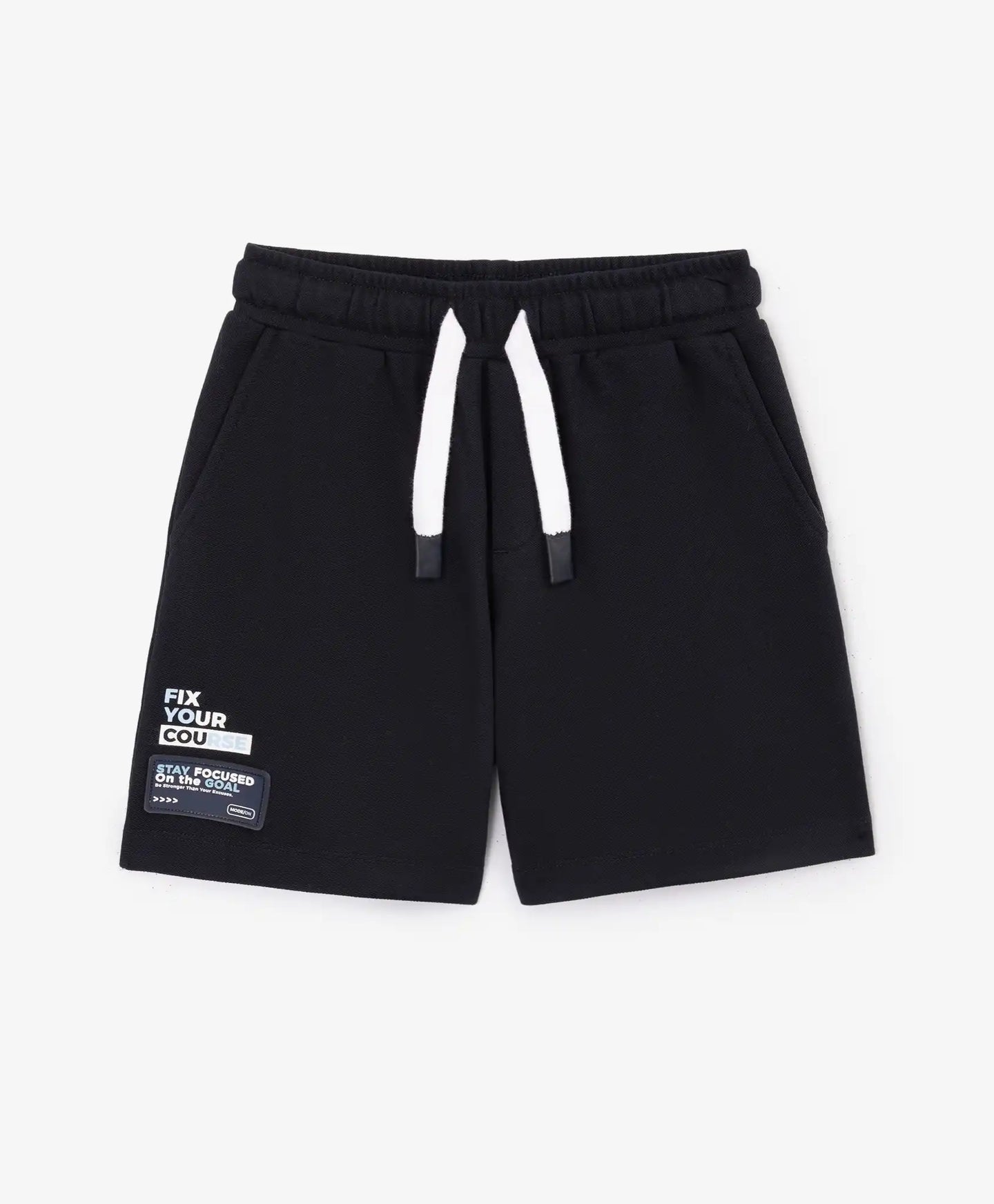 Pantaloni scurți pentru băiat, cu imprimeu din pique, bleumarin, Gulliver