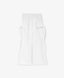 Pantaloni tip „tub” pentru fată, din tricot, cu detalii detașabile, albi, Gulliver