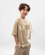 Tricou oversize pentru băiat, culoare lăptoasă, cu imprimeu, Gulliver