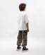 Tricou oversize pentru băiat, alb, cu imprimeu, Gulliver