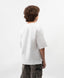 Tricou oversize pentru băiat, alb, cu imprimeu, Gulliver