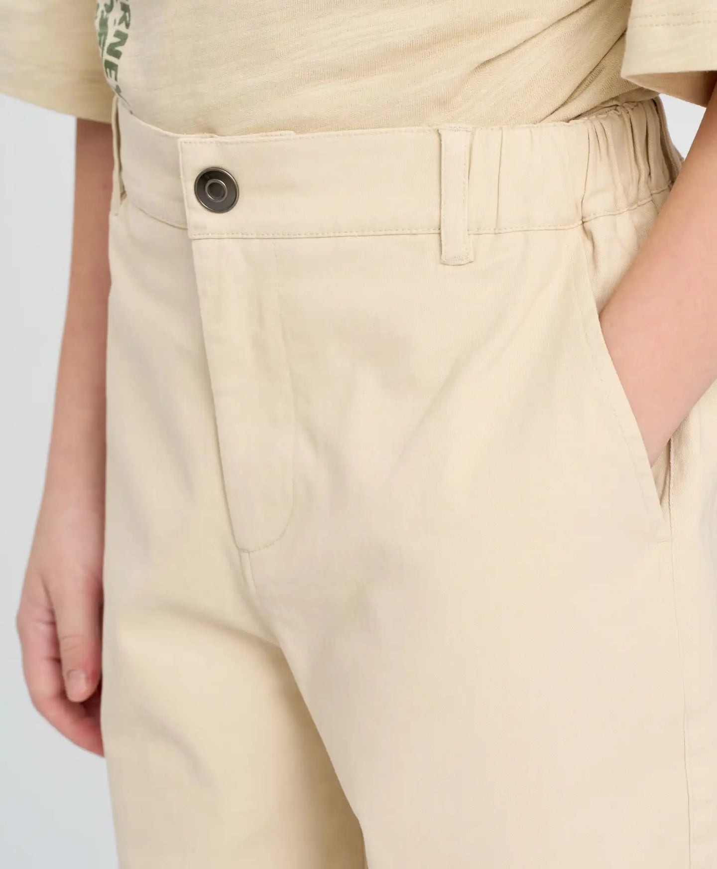 Pantaloni chino pentru băieți și fete, din twill, Button Blue