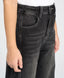 Blugi skinny pentru fată, gri, cu cusături laterale oblice, Button Blue