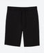Pantaloni scurți tricot, cu curea, negri, Gulliver