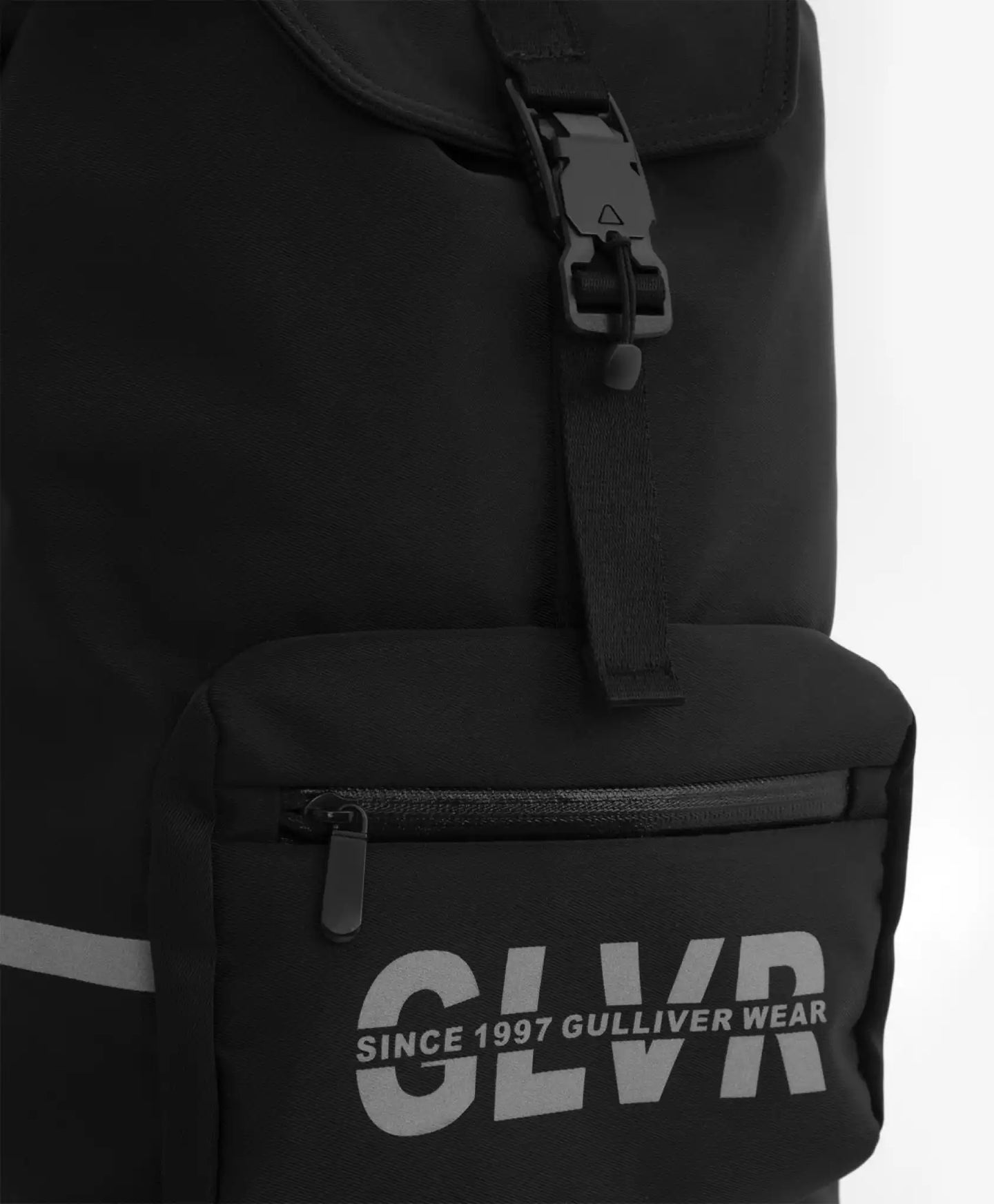 Rucsac din material impermeabil, negru, Gulliver