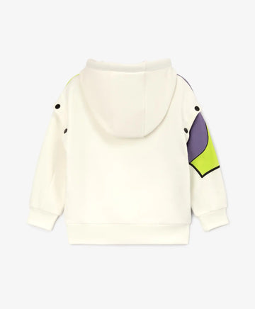 Hanorac din material fleece în culoare crem de la Gulliver