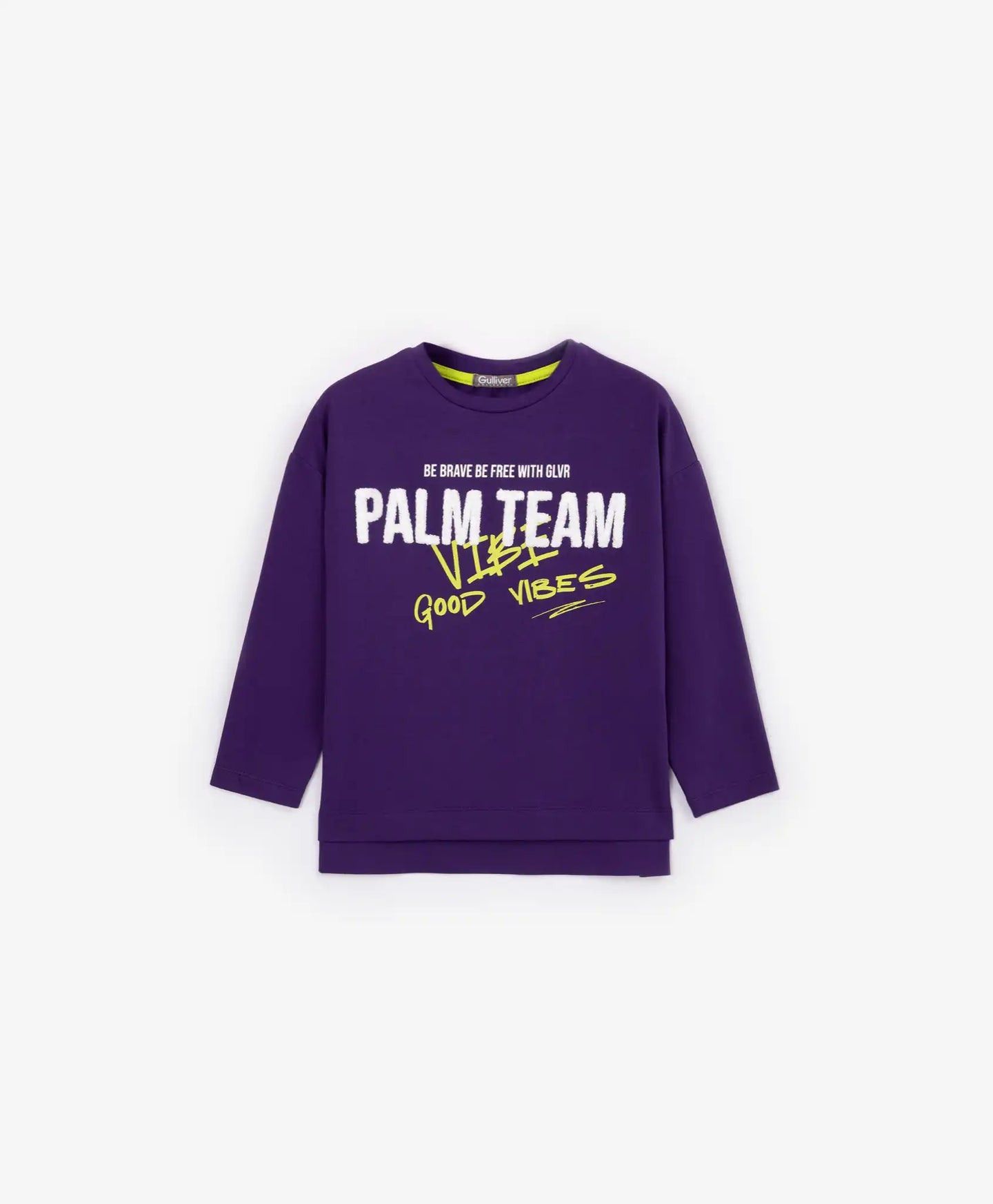 Tricou cu mâneci lungi mov de la Gulliver