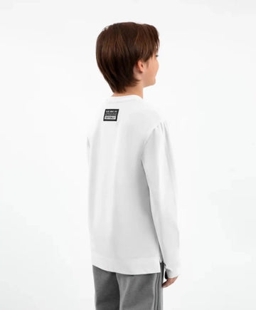 Tricou cu mâneci lungi alb - Gulliver