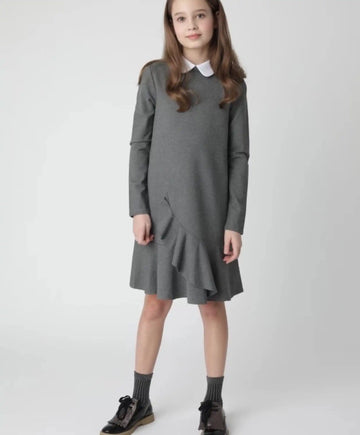 Rochie gri din jerseu de la Gulliver