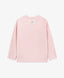 Longsleeve cu decorație expresivă roz pentru fete Gulliver