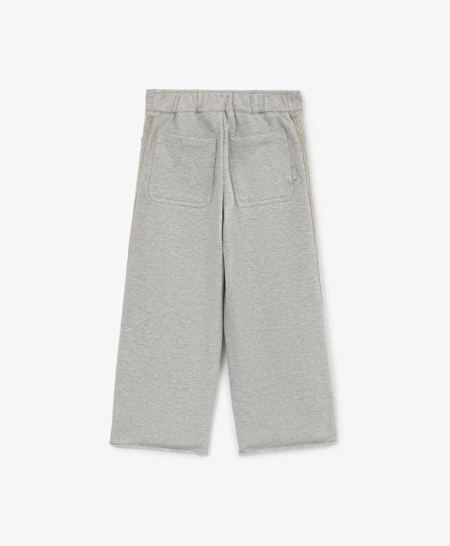 Pantaloni evazați din footer, gri, pentru fată, Gulliver