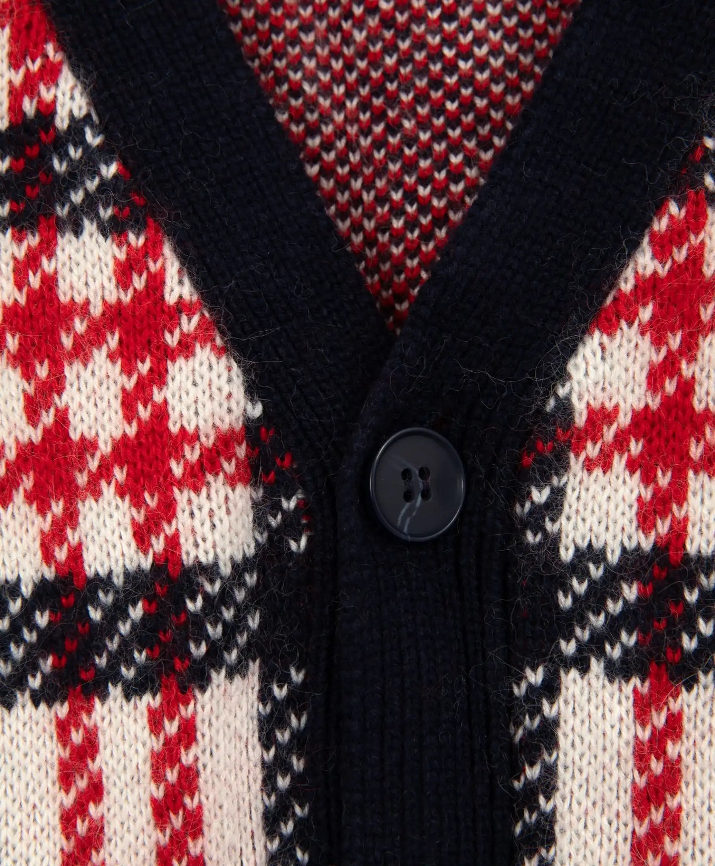 Cardigan tricotat în carouri, multicolor, pentru fată, Gulliver