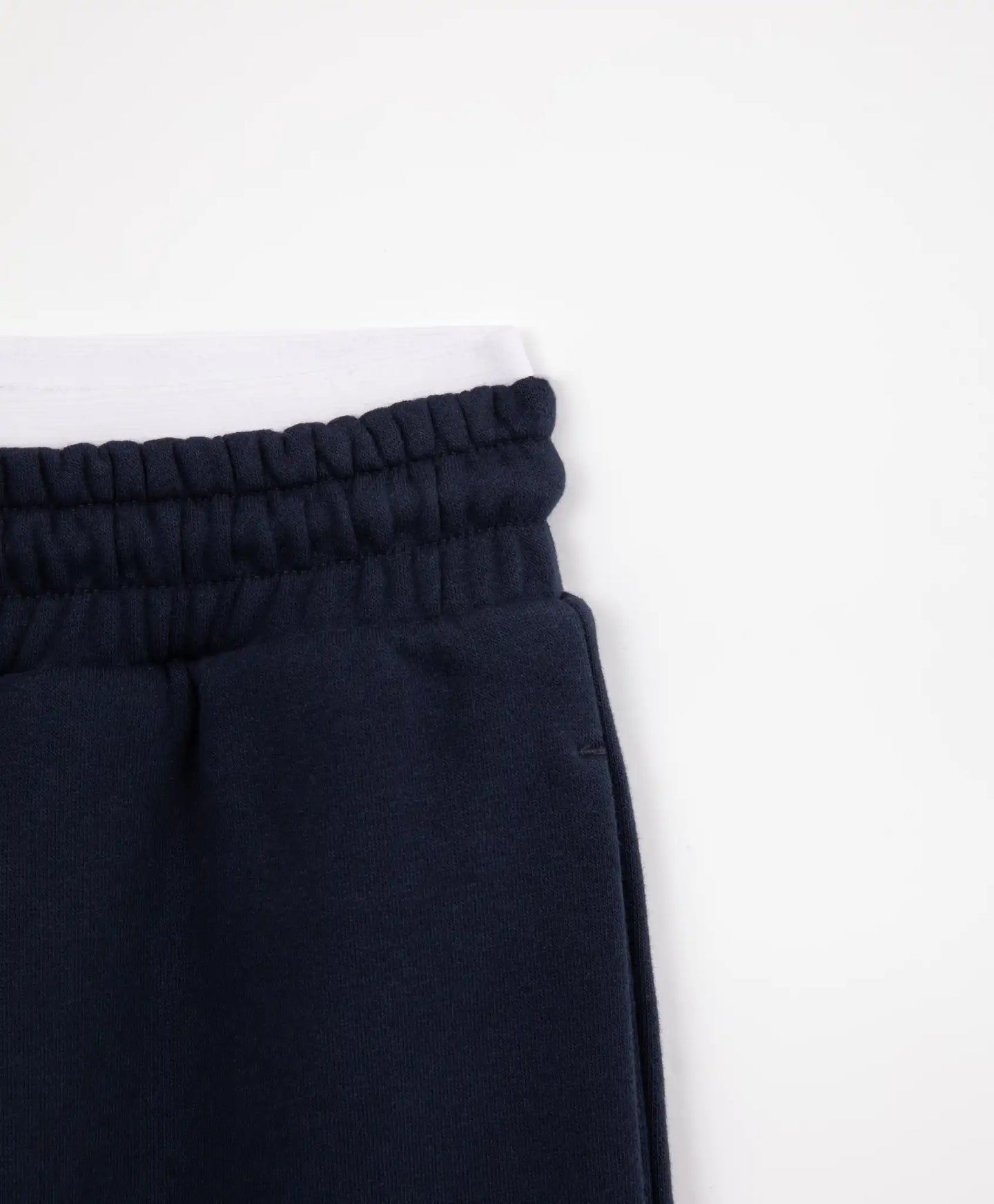 Pantaloni evazați cu buzunare cargo și fermoare la craci, bleumarin, pentru fată, Gulliver