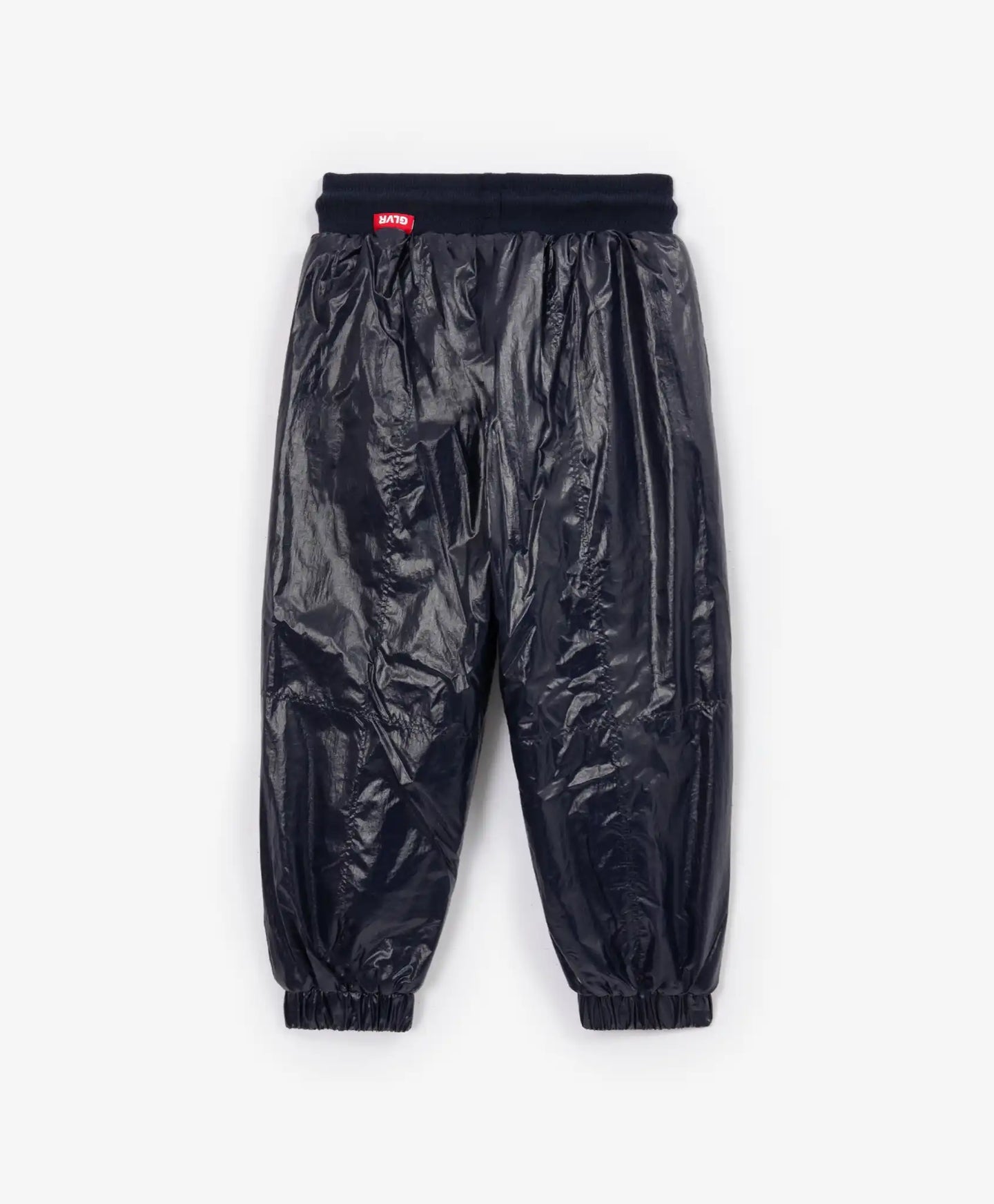 Pantaloni de sezon intermediar, din material strălucitor, bleumarin, cu căptușeală din fleece, pentru fată, Gulliver