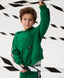 Hoodie oversized din tricot verde pentru băieți Gulliver