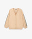 Cardigan tricotat oversize, călduros, bej, pentru fată, Gulliver