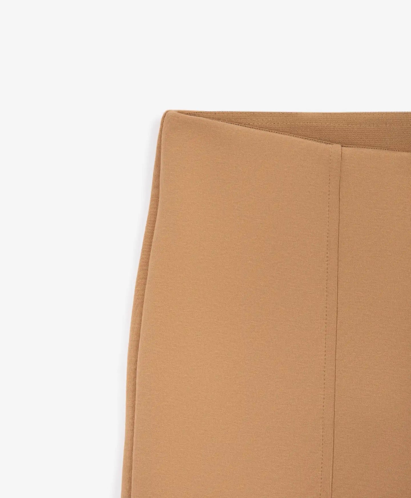 Pantaloni tricot evazați, cu tăieturi, maro, pentru fată, Gulliver