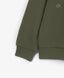 Hoodie oversized din material fleece cu broderii în culoare kaki pentru băieți Gulliver