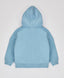 Hoodie căptușit cu glugă și imprimeu albastru deschis pentru băieți Button Blue