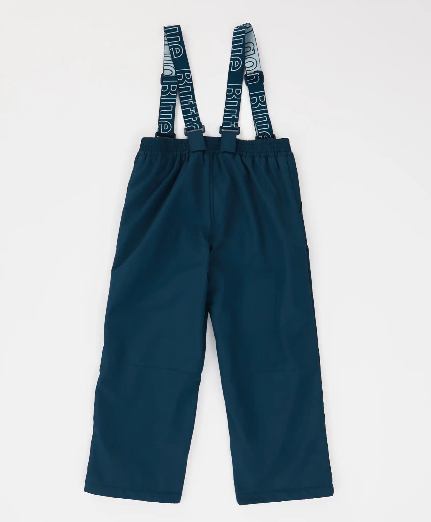 Pantaloni căptușiți, de sezon intermediar, cu bretele detașabile, impermeabili, albaștri, pentru băiat, Button Blue