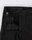 Pantaloni cu dungi presate, negri, Button Blue