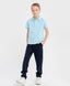 Pantaloni tricot, albaștri, Button Blue