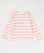 Longsleeve cu dungi multicolore pentru fete Button Blue