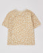 Tricou cu mâneci scurte și imprimeu leopard bej pentru fete Button Blue
