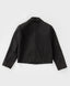 Sacou scurt, drept, negru Button Blue