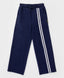 Pantaloni largi, cu dungi laterale, albaștri, Button Blue