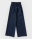 Pantaloni palazzo cu pliuri, albaștri, Button Blue